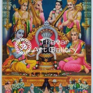 Shiva Linga Puja - Thevar art gallery