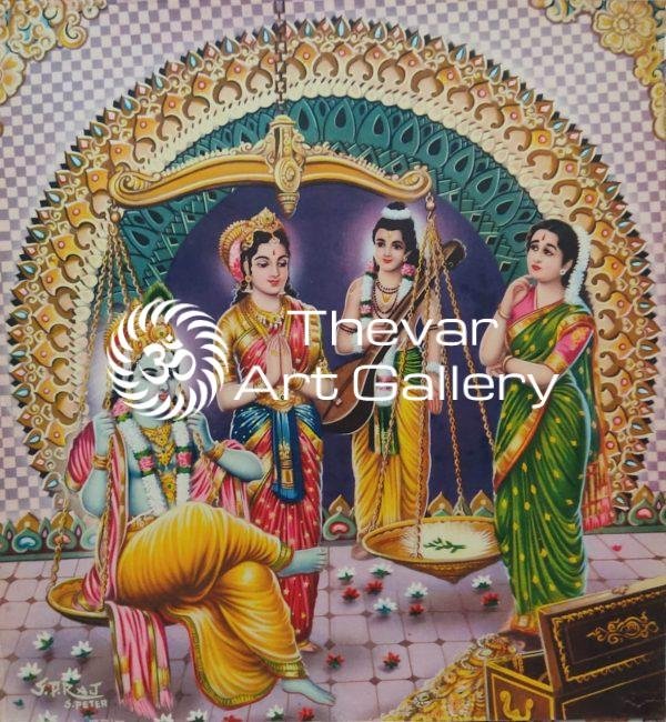 Artist S.P.Raj - Thevar Art Gallery