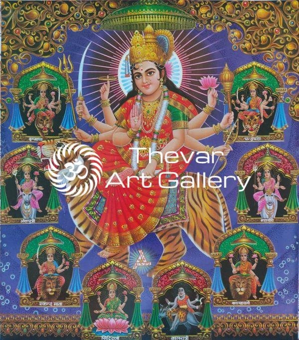 Durga devi - Thevar Art Gallery