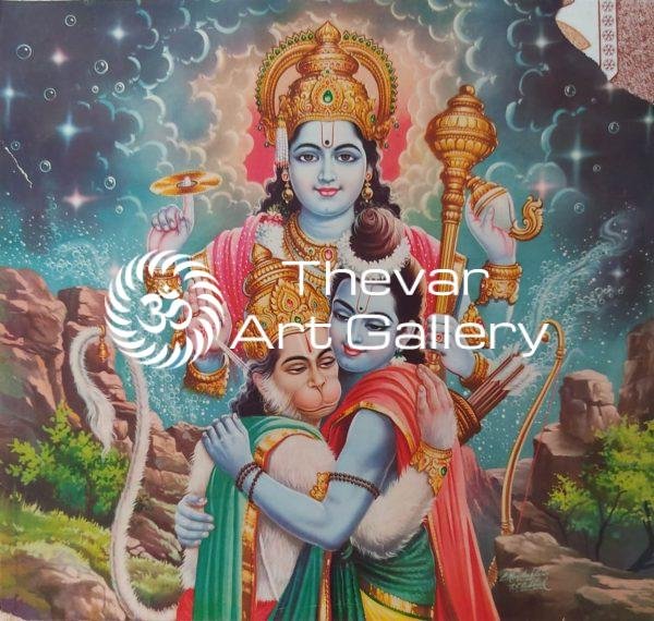 Rama Baktha Hanuman - Thevar Art Gallery