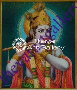 Flute Krishna - Thevar Art gallery