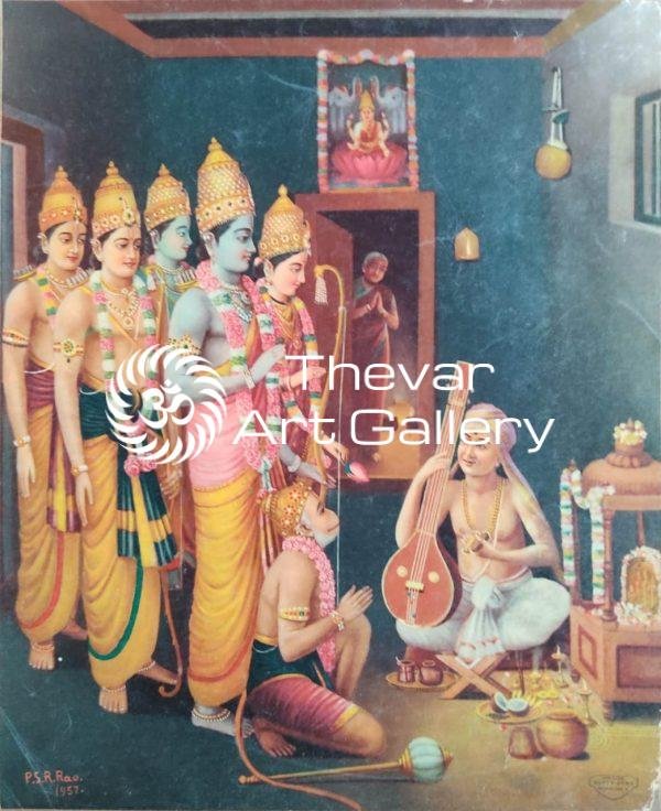 Artist P.S.R.Rao - Thevar art gallery