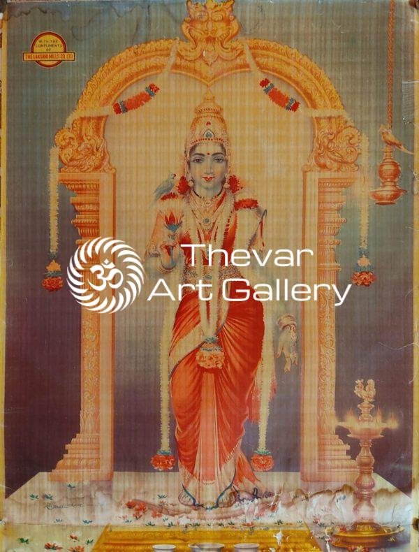 Artist Mu.Ramalingam - Thevar art gallery