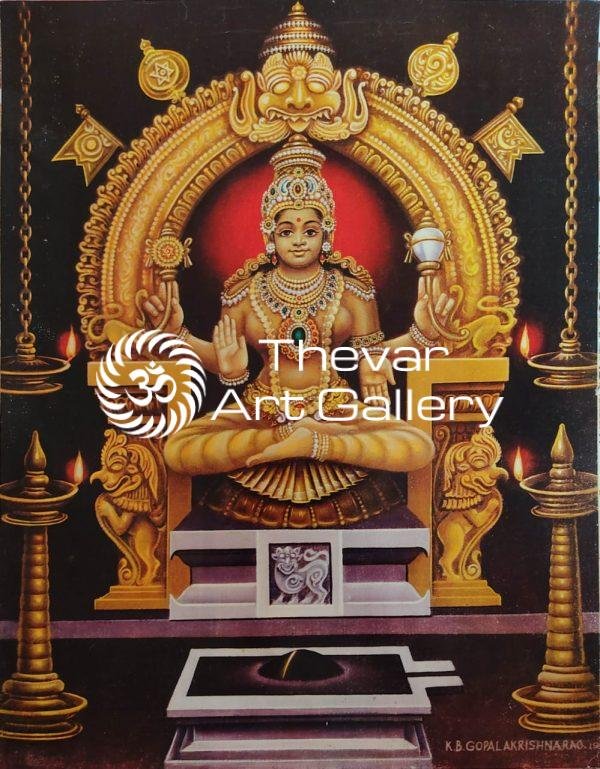 Artist K.B.Gopalakrishna - Thevar Art Gallery