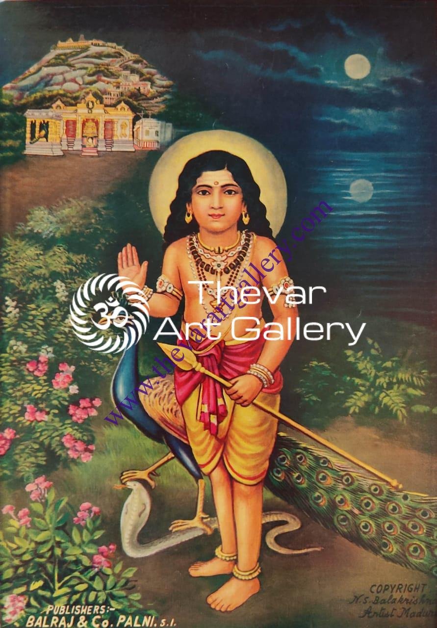 Lord Murugan - Thevar Art Gallery