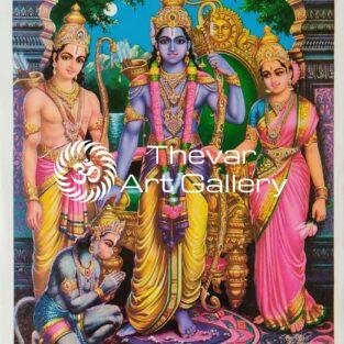 Ram Darbar vintage print - Thevar art gallery