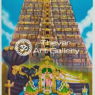 Sri Ranganathar vintage print - Thevar art gallery