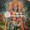 Rama Baktha Hanuman vintage print - Thevar art gallery