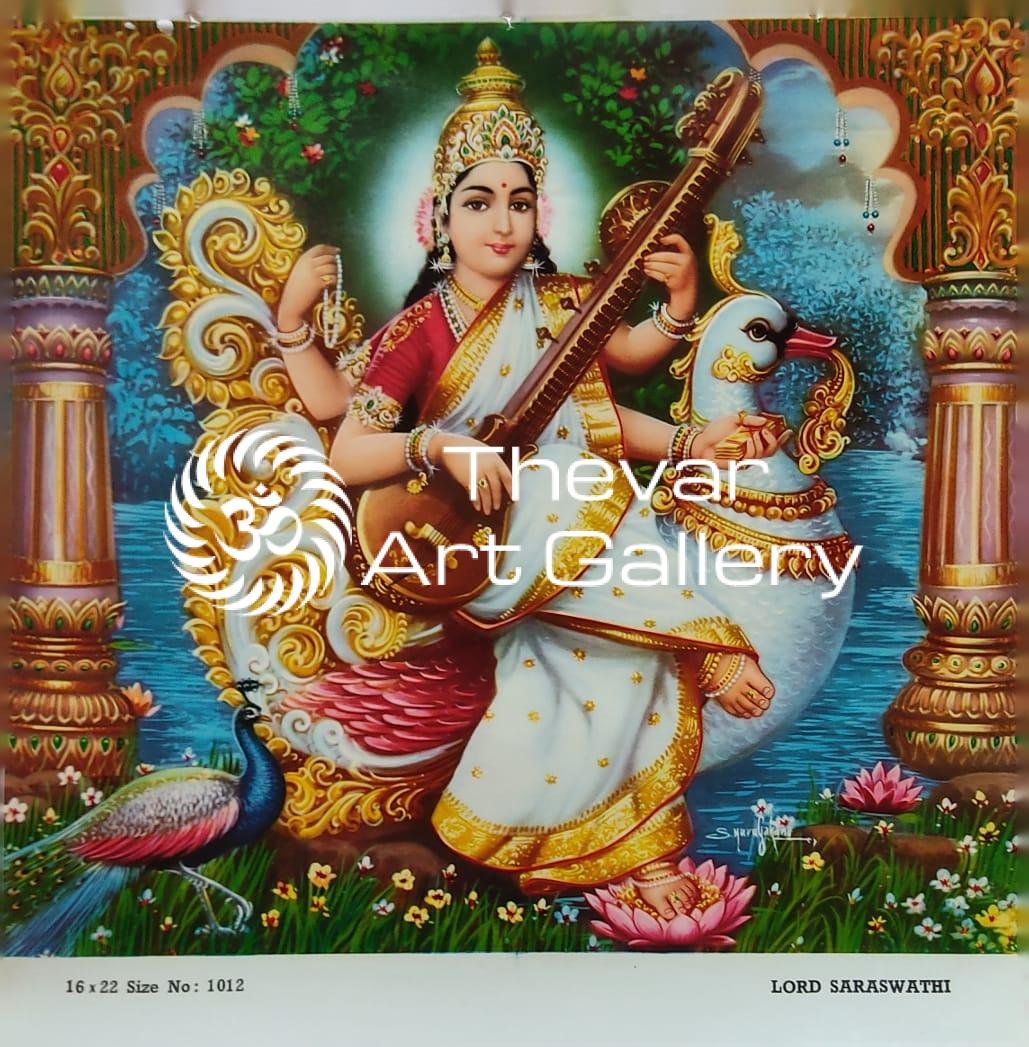 Saraswati devi - Thevar Art Gallery