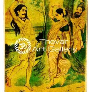 Mohini Bhamasura antique vintage print - Thevar art gallery