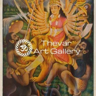 Artist Laxmilal Nandhalal Nadthwara antique vintage print - Thevar art gallery