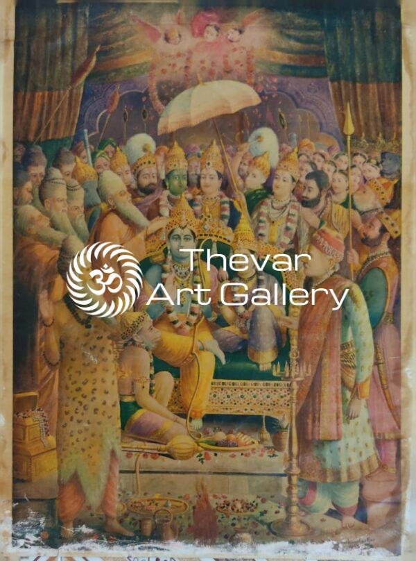 Ram Darbar antique vintage prints -Thevar art gallery