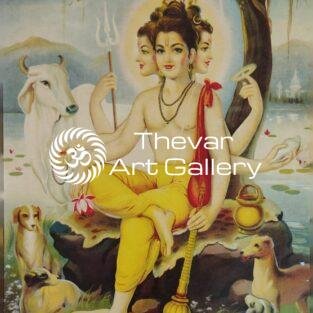 Dattatreya antique vintage prints - Thevar art gallery