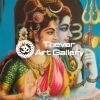 Shiva Parvati antique vintage prints - Thevar art gallery