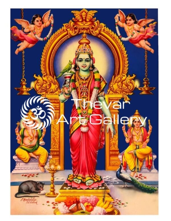 Madurai Meenakshi Amman - Ganesha - Kartikeya - Thevar art gallery