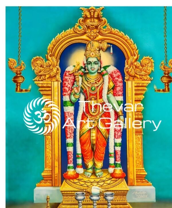 Madurai Meenakshi Amman vintage print - Thevar art gallery