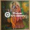 Radhe Krishna antique Vintage print - Thevar art gallery