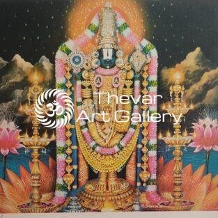 Venkateswara antique vintage print - Thevar art gallery