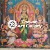 Diwali Pooja antique vintage print - Thevar art gallery