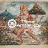 Hanuman antique Vintage print - Thevar art gallery