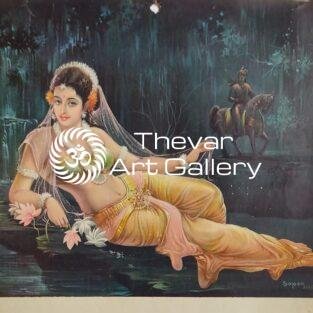Sakunthala antique Vintage print - Thevar art gallery