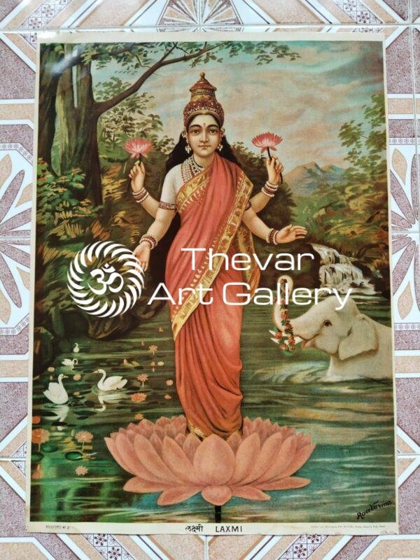 Artist Raja Ravi Varma antique Vintage print - Thevar art gallery
