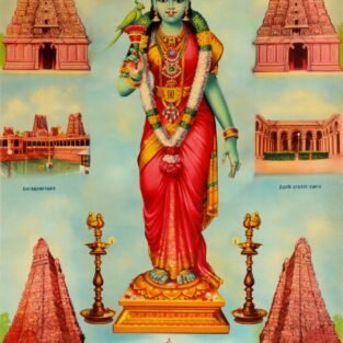 Madurai Meenakshi vintage print -Thevar Art gallery