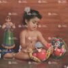 Artist Mu.Ramalingam antique vintage print - Thevar art gallery