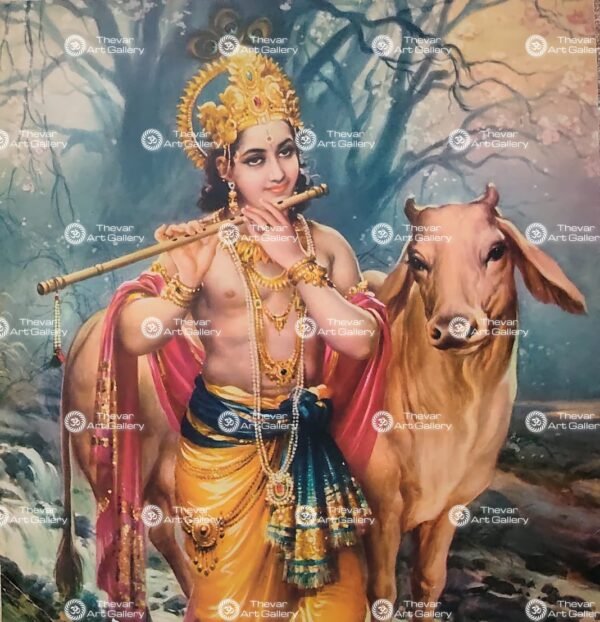 Artist S.M.Pandit antique Vintage print - Thevar art gallery