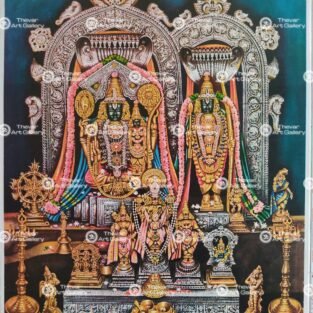 Artist Silpi antique Vintage print - Thevar art gallery