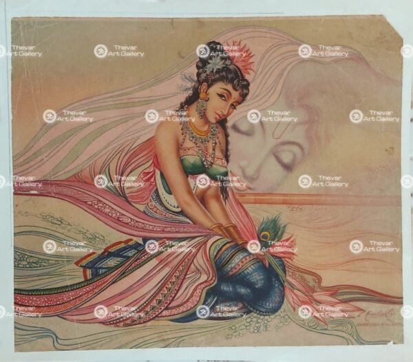 Artist C.Kondiah raju antique vintage paintings - Thevar art gallery