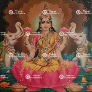 Lakshmi antique Vintage print - Thevar art gallery