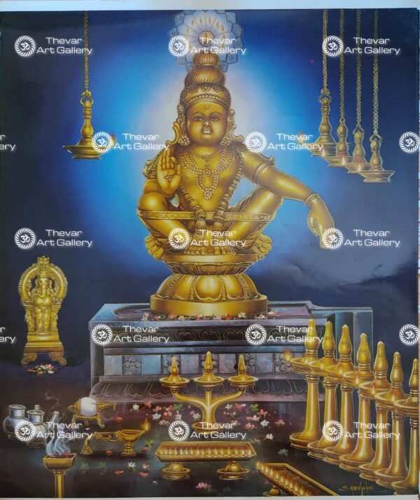 Artist S.Murugakani antique Vintage print - Thevar art gallery